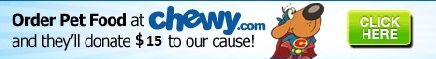 Support C.A.R.E. -sign up at Chewy.com & earn C.A.R.E. $15.00 on your first purchase!